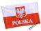 FLAGA POLSKI DUŻA 140X70, EURO 2012 | 20szt -HUTR