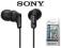 słuchawki SONY MDR-EX36V/BQ do iPod iPhone mp3 mp4