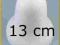 Dzwonki styropianowe 13cm dzwonek  bombki 13 cm