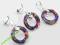 KPL047 KOMPLET SWAROVSKI ELEMENTS obręcze