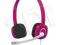 SLUCHAWKI LOGITECH Stereo Headset H150 Cranberry
