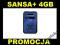 Sansa CLIP+ 4GB +radio FM slot micro SDHC SanDisk