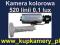 KAMERA KOLOROWA 520 linii, 0,1 lux, SUPER ZESTAW