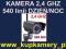 KAMERA BEZPRZEWODOWA 2,4 GHZ,540 linii, 36 diod IR