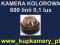 KAMERA KOLOROWA 600 linii 0,1 lux , KOPUŁKOWA