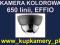 KAMERA KOLOROWA 650 linii , 0,05 lux,   EFFIO DSP