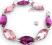 Swarovski Elegancka Bransoletka FUCHSIA ROSE
