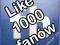 1000 FANÓW - PROMOCJA FACEBOOK - FANPAGE - FANI