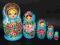 Matrioszka matrioszki lalka Rosja 5 szt. (waw)