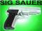 Pistolet Sig Sauer metalizowany + Gratisy