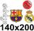 FC BARCELONA _ REAL MADRYT madrid posciel 140x200