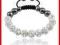 SHAMBALLA Bransoletka KULE KULKI SWAROVSKI OKAZAJA