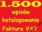 KATALOGOWANIE 1500 wpisów / pozycjonowanie / FIRMA