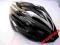 Kask rowerowy z regulacją czarno-srebrny M 54-58cm