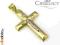 złoty krzyżyk z Jezusem alleZloto_pl