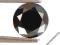 Atrakcyjny Naturalny 1,15Ct Czarny Diament Soliter