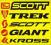 SCOTT GIANT TREK KROSS Naklejki Naklejka na rower