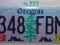 Oregon : tablica rejestracyjna z USA