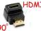 Adapter przejsciowka HDMI- HDMI F-M kątowa Łodz