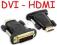 Adapter przejsciowka wtyk DVI -wtyk HDMI meski M-M
