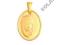złoty medalik 585 Matka Boska TANIO