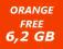 INTERNET NA KARTĘ ORANGE FREE 6,2GB + bonus