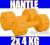 HANTLE, HANTELKI WINYLOWE 2x 4 KG BODY SCULPTURE!!