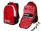 Plecak czerwono-biały Coca Coli