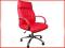 FOTEL BIUROWY KRZESŁO CZERWONY RICARDO NOWY GRATIS