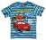 CARS 2 Disney podkoszulek w paski AUTA t-shirt 128