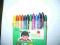 Kredki Chińskie Świecowe Końcówka PRL IDEALNY STAN