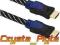 Kabel HDMI/HDMI z oplotem 3metry Wersja 1,4 do 3D