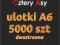 ULOTKI A6 5000szt DWUSTRONNE!!! PROJEKT GRATIS 24H