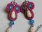 SUTASZ kolczyki LISE soutache