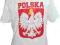 Koszulka kibica Polska T-shirt Polska Orzeł r.L