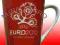 Kubek EURO 2012 prosty Poland czerwony