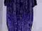 FIOLETOWA AKSAMITNA SUKIENKA  rozm. 50-54 nowa