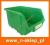 165x240x125 POJEMNIK MAGAZYNOWY ZIELONY  PG-0083