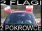 AUTO FLAGA  POLSKI **ZESTAW 2 FLAGI + 2 POKROWCE**