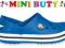 CROCS CROCBAND 23-24 KLAPKI SEA BLUE 6/7 MINIBUTY