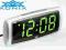 Zegar,budzik sieciowy LED XONIX 1819 zielony