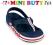 CROCS TOE BUMPER 25-26 KLAPKI JAPONKI 8/9 MINIBUTY