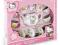 SERWIS HERBACIANY PORCELANOWY HELLO KITTY