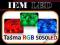 Taśma LED RGB KOLOR 2,5m+ sterownik+ zasilacz 12V