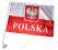 POLSKA FLAGA POLSKI + UCHWYT EURO 2012