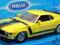 MUSTANG BOSS 302 1970 ŻÓŁTY MODEL 1:24 KOLEKCJA