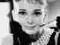 Audrey Hepburn (B&W) - plakat 30,5x91,5cm