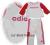 FZ*Q336*ADIDAS NOWY DRES SPODNIE + BLUZA 68-74 CM