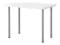 IKEA VIKA AMON/ VIKA ADILS Stół, biały, srebr IKEA