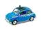 NOWOŚĆ - FIAT NUOVA 500 POLIZIA SKALA 1:24 WELLY